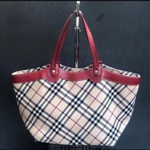 Burberry Blue Label Nova Check Tote Bag